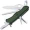 Swiss Army Brands 2023 Victorinox 54876 One-Hand Trekker German Army Olive Drab 111Mm VIC-0.8461.MW4DE-X1 - alternate 1